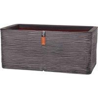 Capi Europe Planter rectangle Rib NL 73x39x32 anthracite