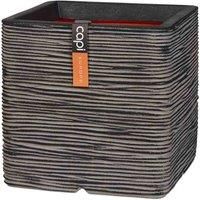 Capi Planter Nature Rib Square 50 x 50 cm Anthracite