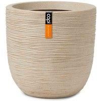 Capi Europe Planter ball Waste Rib NL 35x34 terrazzo beige