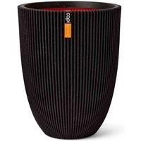 Capi Europe Vase elegant low Groove NL 34x46 black