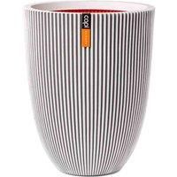 Capi Europe Vase elegant low Groove NL 34x46 ivory