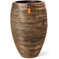 Capi Europe Vase elegant deluxe Rib NL 51x72 black gold