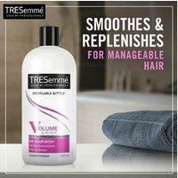 TRESemme 24 Hour Volume hair care product with silk protein and Collagen Complex Conditioner for instant lift 900 ml