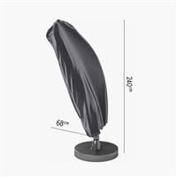Free Arm Parasol Aerocover 250 x 85cm