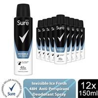 Sure For Men Invisible Ice Fresh AntiPerspirant Deodorant 150ml