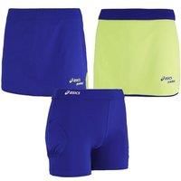 ASICS Motion Dry Padel Reversible Skirt Blue Womens Tennis Bottoms 113433 0876