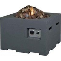 Happy Cocooning Small Square Cocoon Fire Pit  Grey