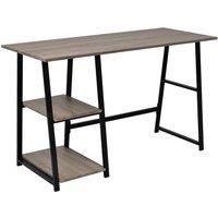 Computer Desk, 120Lx55Dx120H cm-Black