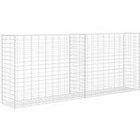 Vidaxl Gabion Basket Galvanised Steel 85X30X200 cm