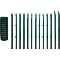Vidaxl Euro Fence Steel 25X1.5 M Green
