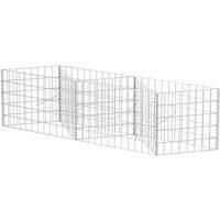 Vidaxl Gabion Basket Galvanised Steel 120X30X50 cm