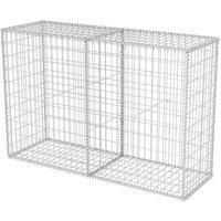 Gabion Basket Steel Outdoor Garden Basket Wall Wire Fence Multi Sizes vidaXL