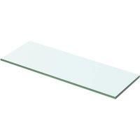 vidaXL Shelf Panel Glass Clear 50x12 cm