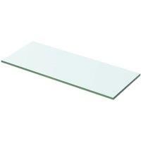 1/2x Shelves Panel Glass Clear Sheet Shelf Panel Ledge Multi Sizes vidaXL
