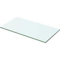 vidaXL Shelf Panel Glass Clear 50x20 cm