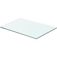 Clear Tempered Glass Shelf Panel Storage Sheet Shelving Display Bathroom Shelves