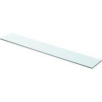 1/2x Shelves Panel Glass Clear Sheet Shelf Panel Ledge Multi Sizes vidaXL