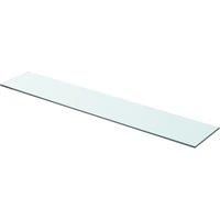 Clear Tempered Glass Shelf Panel Storage Sheet Shelving Display Bathroom Shelves