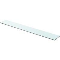 vidaXL Shelf Panel Glass Clear 90x12 cm