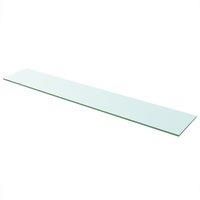 Clear Tempered Glass Shelf Panel Storage Sheet Shelving Display Bathroom Shelves
