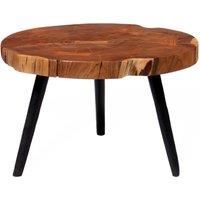 Indoor Living Room Log Coffee Side End Couch Table Solid Acacia Wood vidaXL