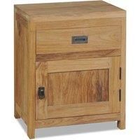 vidaXL Bedside Cabinet 40x30x50 cm Solid Wood Teak