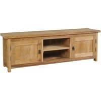 vidaXL TV Cabinet Solid Teak 120x30x40 cm
