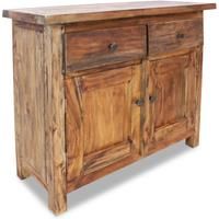 Sideboard Storage Cupboard Side Cabinet Highboard Solid Mahogany Wood vidaXL