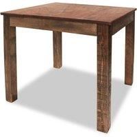 Dining Table Kitchen Dinner Room Mixed Recycled Wood vidaXL