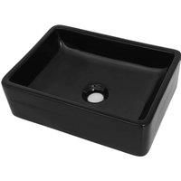 Wash Basin 41x30x12cm Ceramic Bathroom Sink Bowl Unit Multi Colours vidaXL