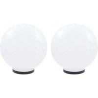 vidaXL LED Bowl Lamps 2 Pcs Spherical 40cm