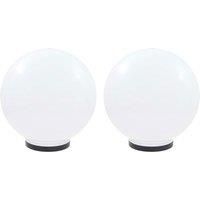 vidaXL LED Bowl Lamps 2 Pcs Spherical 40cm