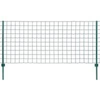Vidaxl Euro Fence Steel 20X0.8 M Green