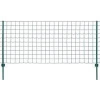 Vidaxl Euro Fence Steel 20X1 M Green