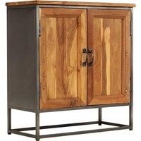 vidaXL Sideboard Recycled Teak and Steel 65x30x70 cm