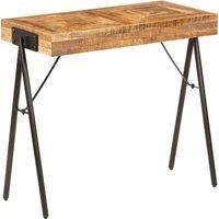 vidaXL Console Table Solid Mango Wood 80x40x75 cm
