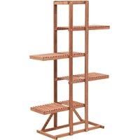 VidaXL Plant Stand Cedar Wood 86x36x139 cm