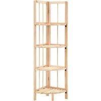 2/3/4 Tier Wooden Corner Shelf Rack Organizer Storage Stand Display Unit Home