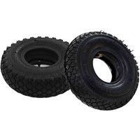vidaXL 2 Tyres 2 Inner Tubes 3.00-4 260x85 for Sack Truck Wheel Rubber Cart