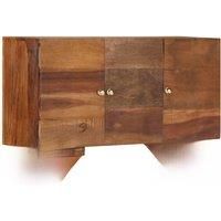 vidaXL Sideboard Brown Solid Reclaimed Wood 110x30x75 cm