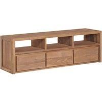 Teck solid wood TV furniture and natural finish in x 30x40cm luxurious furniture TV cabinet modern