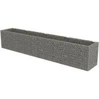 Vidaxl Gabion Raised Bed Galvanised Steel 540X90X100 Cm
