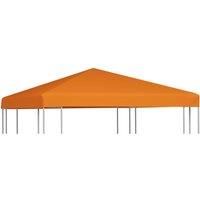 vidaXL Gazebo Top Cover 310g/m² 3x3m Orange Patio Roof Replacement Tent Canopy