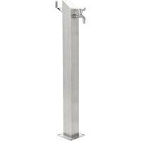 Vidaxl Garden Water Column Stainless Steel Square 95 cm