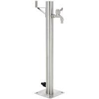 Garden Water Column Stainless Steel Round 65cm Watering Irrigation vidaXL