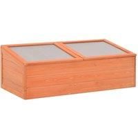 vidaXL Greenhouse Wood 100x50x34 cm