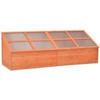 vidaXL Greenhouse Wood 180x57x62 cm