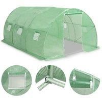 vidaXL Greenhouse 13.5m² 450x300x200cm Cold Frame Tunnel Tomato Plant House