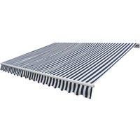 Vidaxl Folding Awning Manual Operated 300 cm Blue White