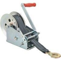 vidaXL Hand Winch with Strap Business Industrial Hoist Lift Manual Winch Puller Material Handling Heavy-duty Weather Resistant Strap 1587 kg